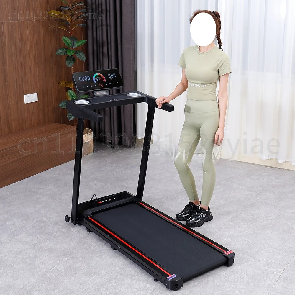 Cross-border Home Small Full-folding Indoor Mini Electric Tablet Treadmill with Handrails