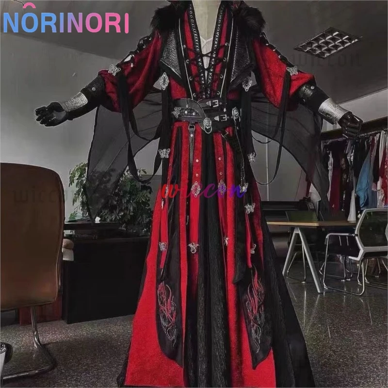 

Аниме TGCF Tian Guan Ci Fu Hua Cheng Косплей Костюм TV Series Demon King Hua Cheng Cos Платье Hanfu Полный комплект Высокое качество