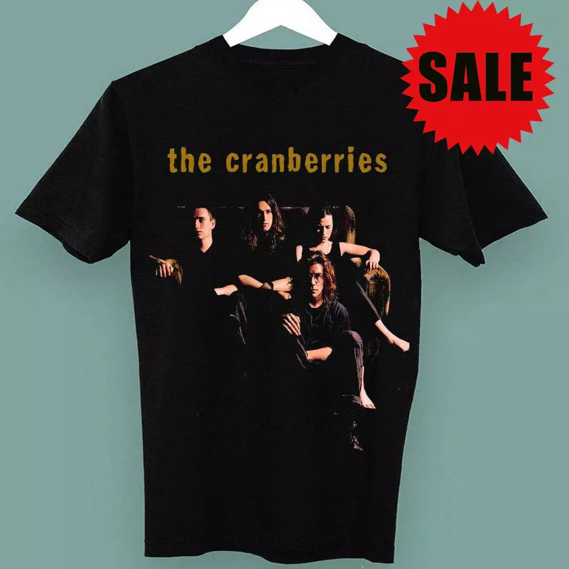 The Cranberries Band Unisex T Shirt Men Short Sleeve All Size S-5XL