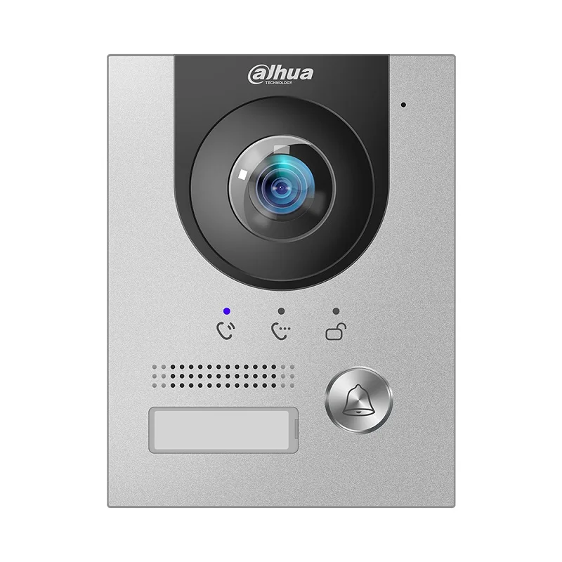 Dahua Original VTO2202F-P-S2 2-wire IP Villa Door Station 2MP Colorful 160° Fisheye Camera POE Video Intercom IK07&IP65 2 Locks