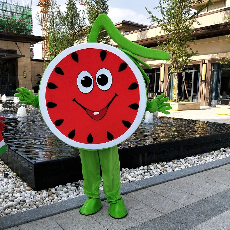 New Watermelon Mascot Cartoon Doll Costume, Action Figure, Pineapple, Mango, Pomegranate Performance, Funny Decorations