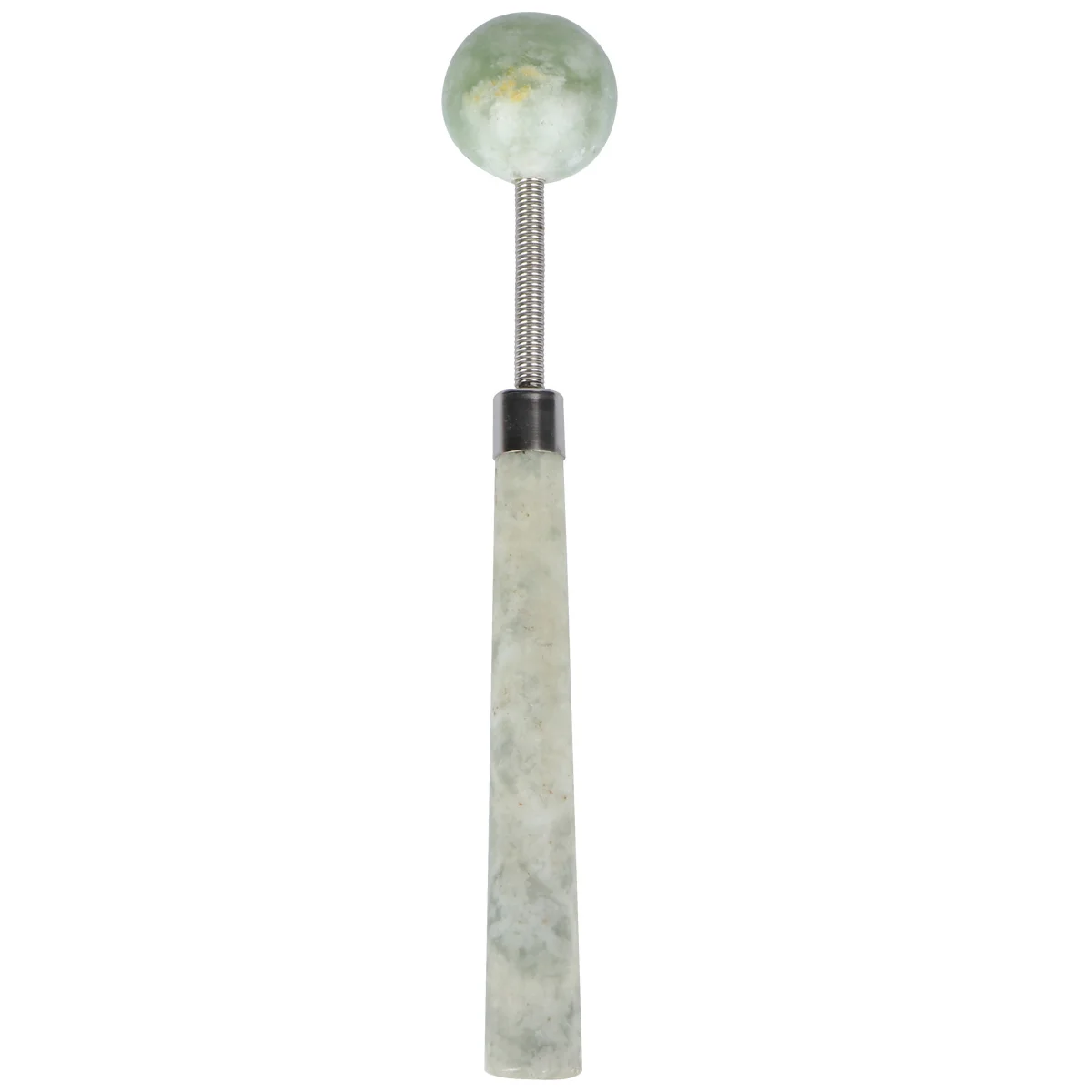 

Handheld Massage Hammer Natural Jade Spherical Percussion Massager Health Apparatus Green