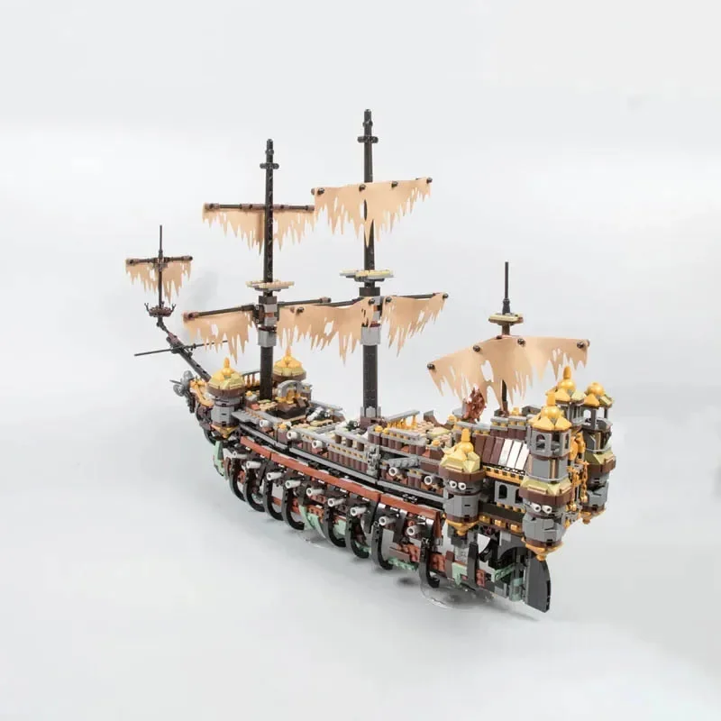 Building Blocks Boat Model Imperial Flagship The Pirate Silent Mary Bricks for Kids Christmas Birthday Gift Compatible