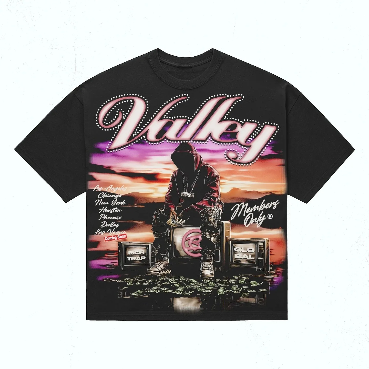 تي شيرت جرافيك ستريت هيب هوب أمريكان سكل ليبرتي كبير الحجم Y2k ملابس هاراجوكو قطنية عتيقة بأكمام قصيرة #4