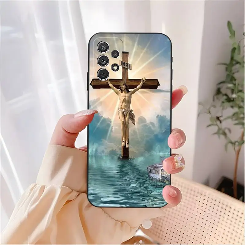 Faith Christian Religious Jesus Phone Case For Samsung A53 A51 A52 A50 A30 A31 A32 A21 A22 A40 A42 A80 A71 A73 A91 TPU Cover