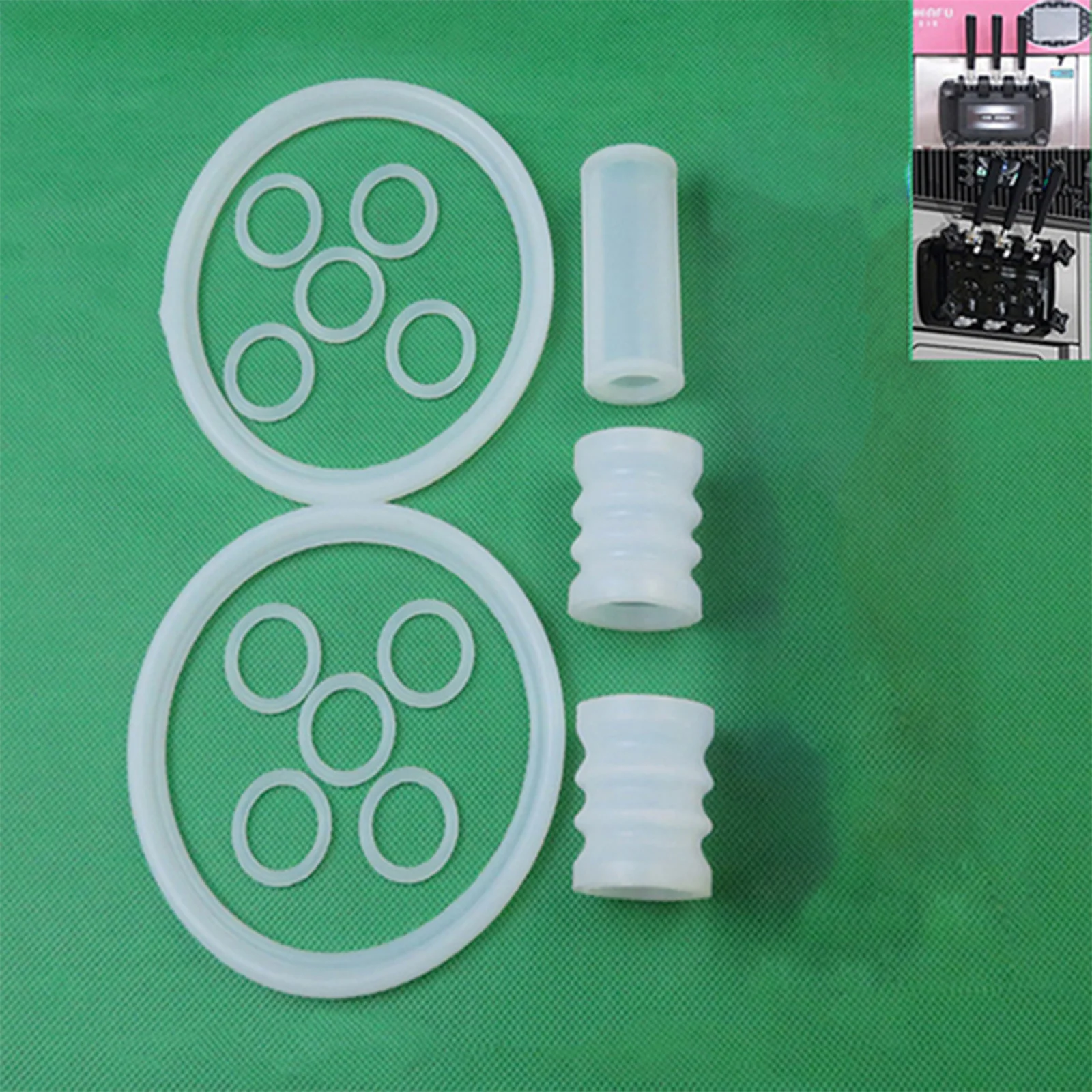 For YIKAFU YKF Seal Rings Spare Parts Sealing Circle Gaskets Combination Soft Serve Ice Cream Machines VEVOR Fitting Accessories