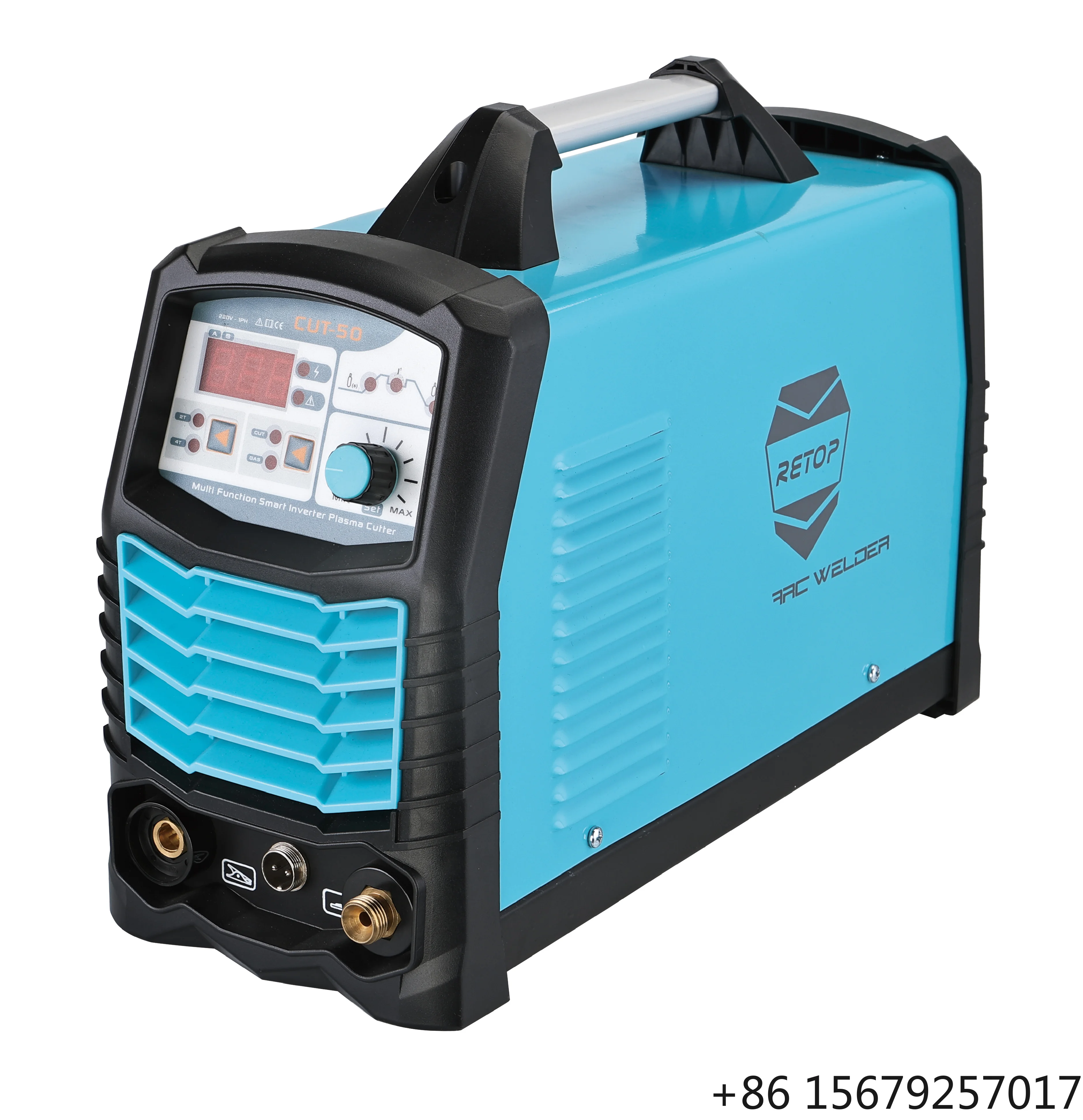 RETOP CUT-40 LED Digital Display Cut Machine 220V 40A Professional Inverter IGBT Metal Air Plasma Cutter for Metal