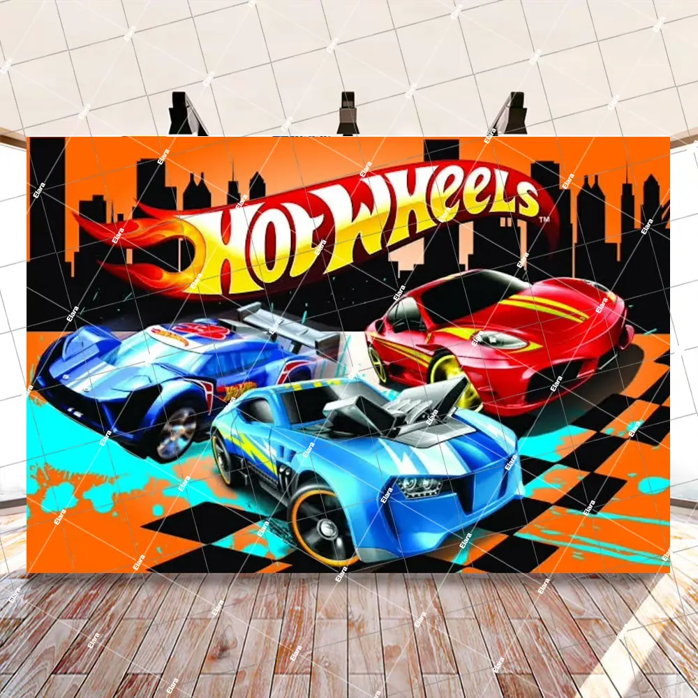 Disney Pixar Cars Lightning Mcqueen Racing Birthday Party Background Children Baby Shower Studio Photography Backdrops AS45