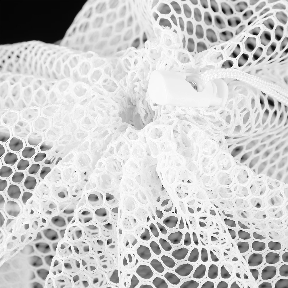 

2Pcs Pond Pump Filter Mesh Bags Durable Polyester Net Drawstring Bag for Water Pump Filtration Maintenance Pond Accessories