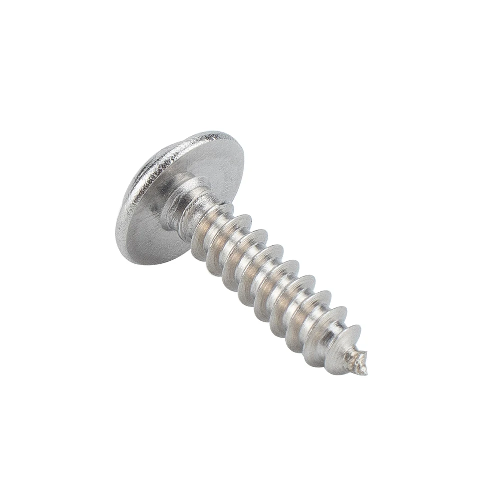 

200 Pcs U-shaped Reed Screw Set Stainless Steel Self Tapping Nut Manganese Panel Bumper Fixing Wire Cable Securing