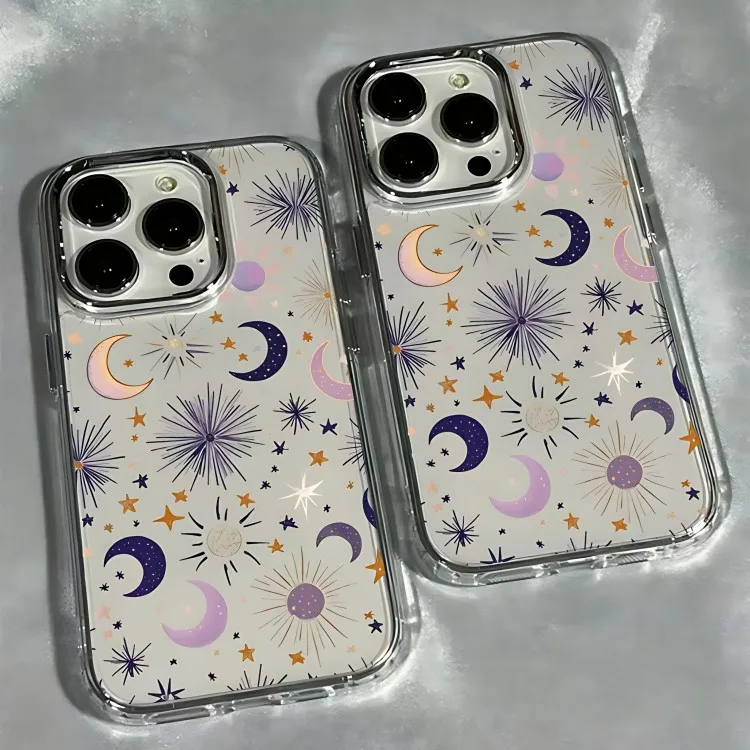 Colorful Doodle Star Pattern Phone Case for Samsung Galaxy A57 A56 A36 A26 A55 A35 A54 A34 A25 A24 A15 A14 A05 A73 A53 A33 4G 5G