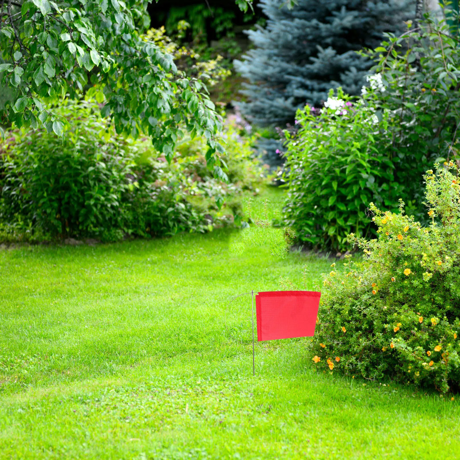 

Red Fabric Yacht Wind Direction Flag Durable Outdoor Marine Hanging Windsock Boat Wind Direction Indicator