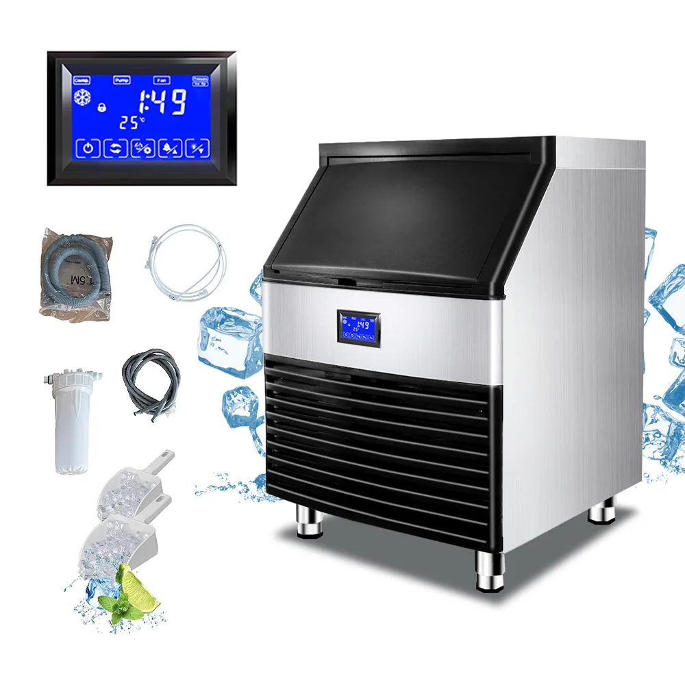 

Commercial Use 150kg/24h Cube Ice Maker Machine for Sale