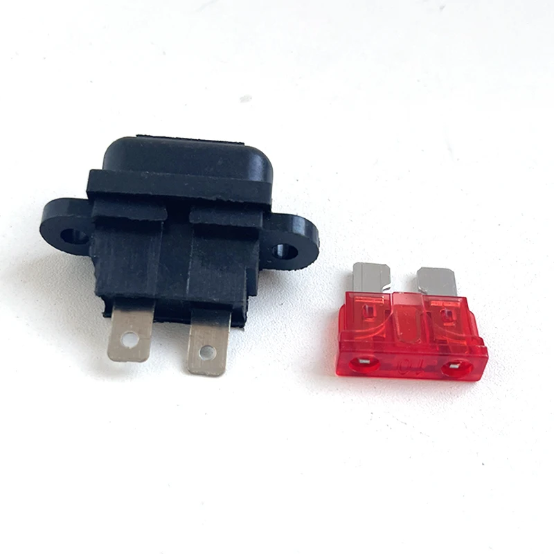 5PCS Waterproof Auto Standard Middle Fuse Holder + Car Boat Truck ATC ATO Blade Fuse 5A 7.5A 10A 15A 20A 25A 30A