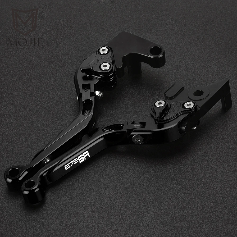 ل CFMOTO CF MOTO 675SR 675 SR CF675SR 2024 2025 2026 دراجة نارية الملحقات قابل للتعديل للتمديد للطي دواسة فرامل العتلات #5