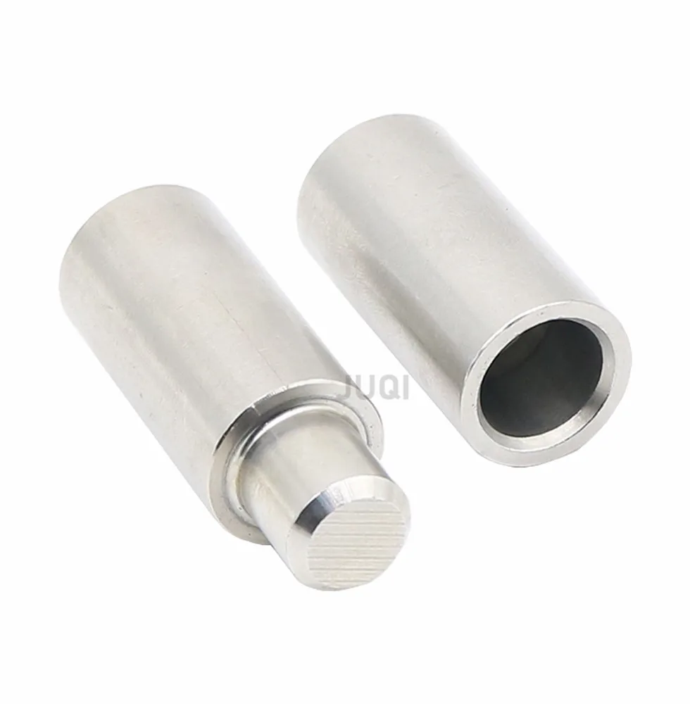 201 in acciaio inox porta albero diametro porta sfera saldata cilindrica cerniera porta lug staccabile cerniera spazzolata serratura della porta cerniera