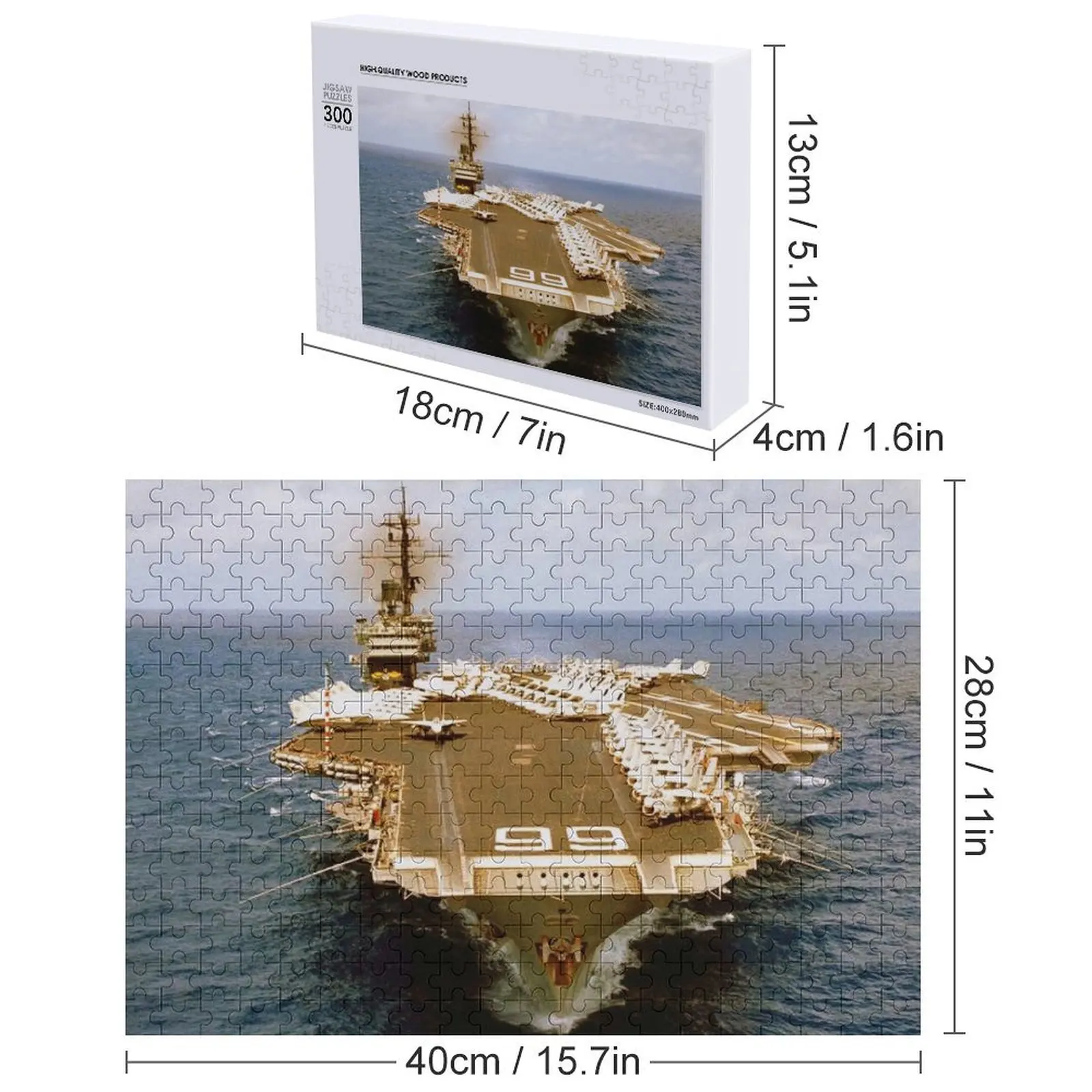 USS AMERICA (CV-66) SHIP'S STORE Jigsaw Puzzle Game Children Customized Toys For Kids Puzzle