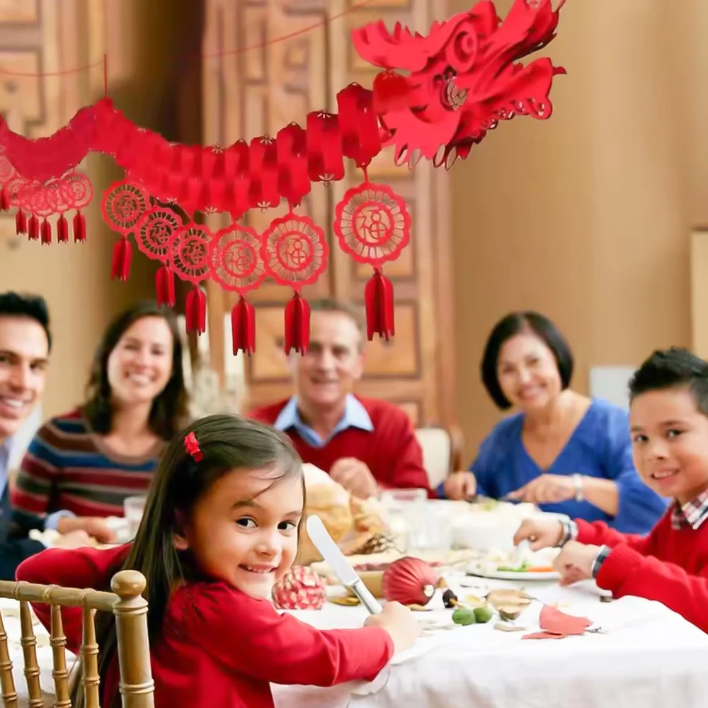 السنة الصينية الجديدة التنين زينة السقف حفلة السنة الجديدة لوازم الحفلات السنة القمرية زخرفة للمحلات التجارية مطعم الطرف #2