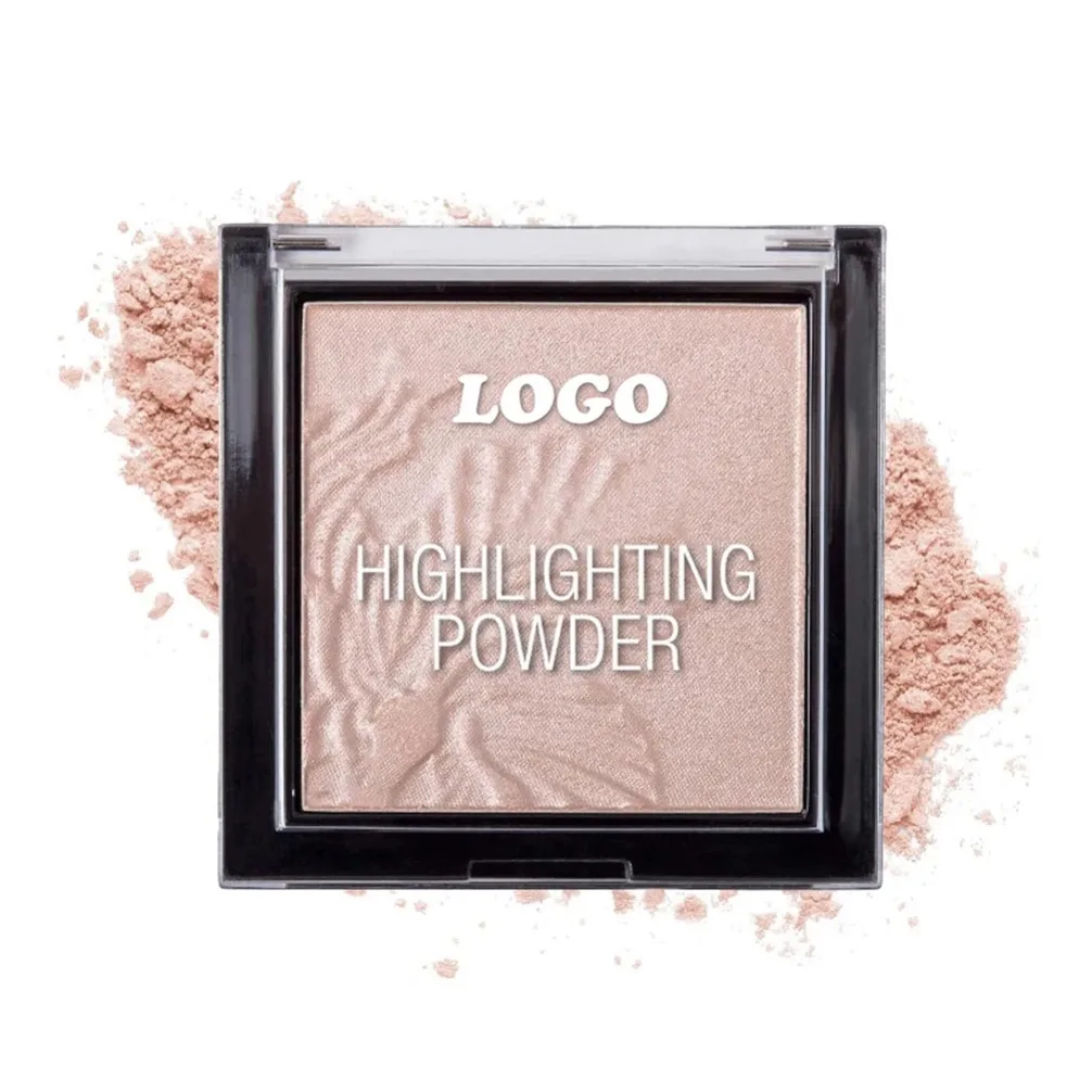 12 Color Highlighter Palette Vegan Makeup Private Label Custom Logo Contouring Wholesale Shimmer Face Powder Kit Contour Palette