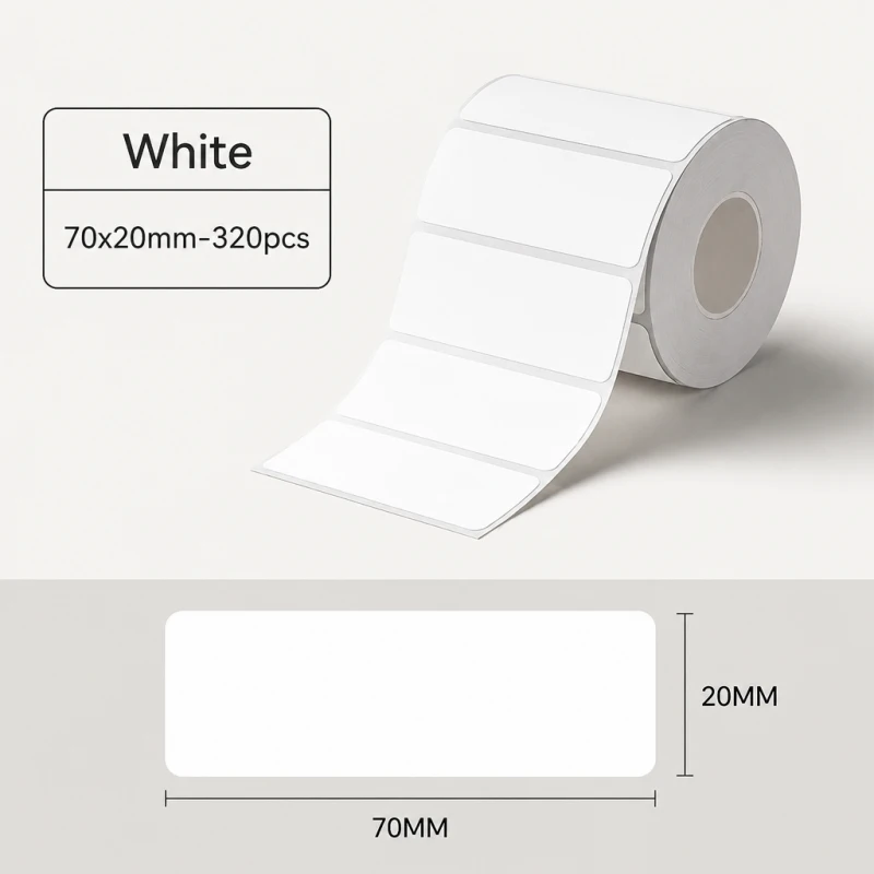 For NIIMBOT B21/B3S/B1 White Label Printing Paper Thermal Label Paper Clothing Tag Commodity Price
