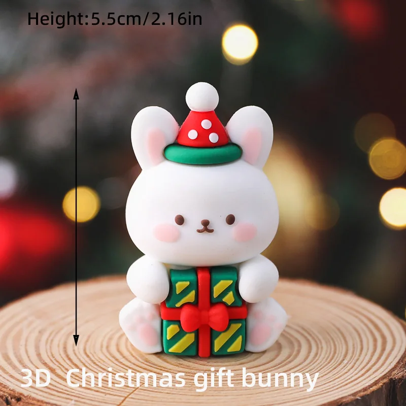 Cartoon Party Tier Kuchen Topper 3D INS Bär Osterhase Chinesisches Sternzeichen für Kinder Alles Gute zum Geburtstag Dekorationen Jungen oder Mädchen Geschenke – Detail 7