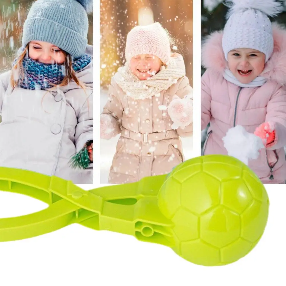 1 個の雪玉メーカークリップ子供用大人 DIY 雪玉メーカーハンドル付き冬の雪のおもちゃかわいいアウトドアスポーツ雪のおもちゃ