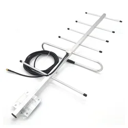 Yagi Antenna UHF 433MHz High Gain 11dBi SMA Male Connector 3M Cable RG58 Outdoor Antenna for Ham Radio TH-UV8000D UV-82 UV-5R