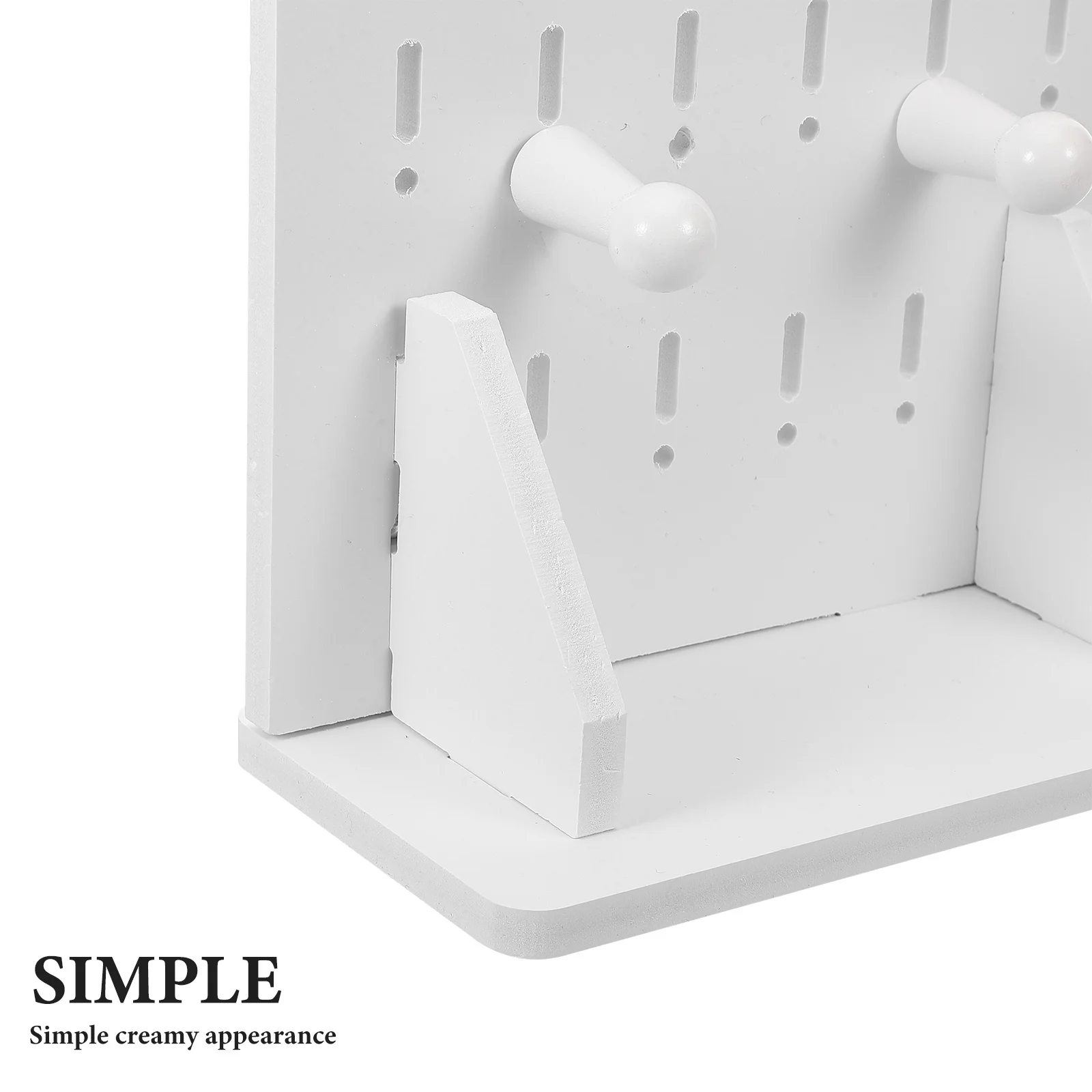 

Pegboard Display Rack Desktop Storage Holder Stand Vertical Storage Rack for Desk Organization Bedroom Dorm Display Holder