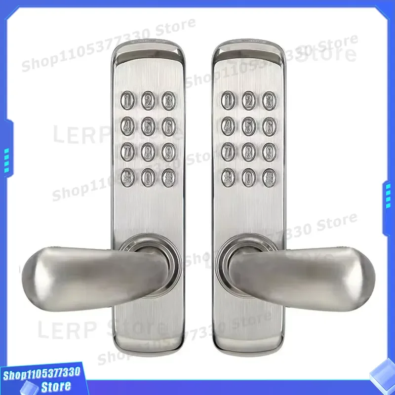 Heavy Duty Stainless Steel Mechanical Combination Lock Waterproof Outdoor Indoor Security for Wooden Fire Office Door