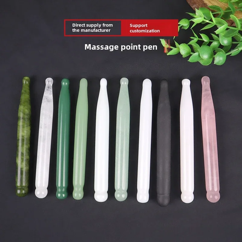 

Jade massage stick beauty facial scraping meridians of the whole body