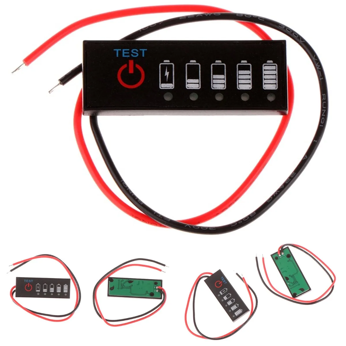 Battery Level Indicator 18650 Lithium Capacity Tester Meter 2S-7S 7.4V-29.4V 15mA Module Lithium Battery Level Display Module~