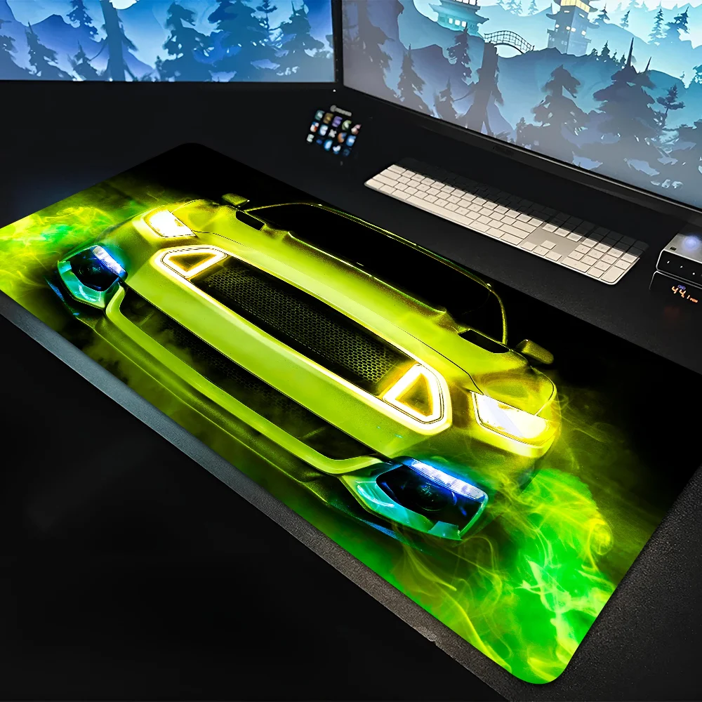 

C-Cool Car F-Ford Mustang Non-slip Mouse Pad Suitable For Office Computers Laptops E-sports Game Desk Mats XXL Keyboard