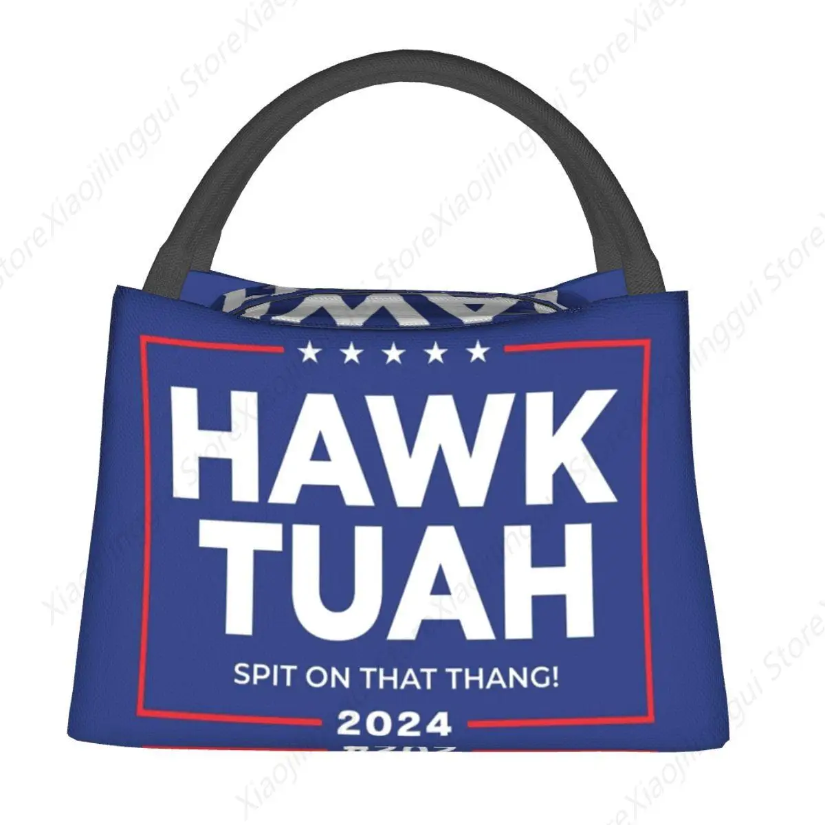 

Сумки для обеда Hawk Tuah Spit On That Thang 2024, термосумки-холодильники, водонепроницаемые сумки-тоут Оксфорд для пикника