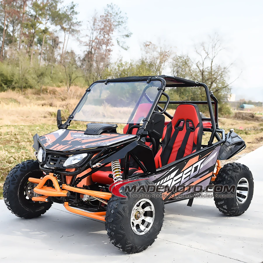 

Оптовая продажа, газовый внедорожный картинг для взрослых, 4-колесный двухместный багги для продажи