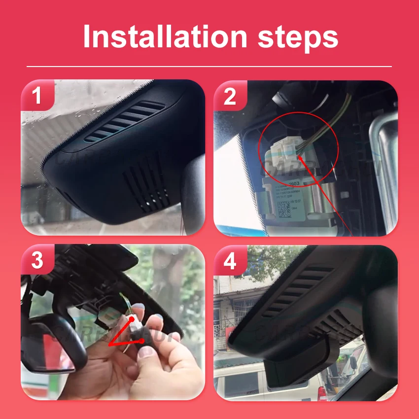 HD WIFI plug and play DVR Dash Cam For Mercedes-Benz C300 4Matic W205 C200 Coupe c220d C220 S205 w208 2015-2018 DashCam 4K 2160P