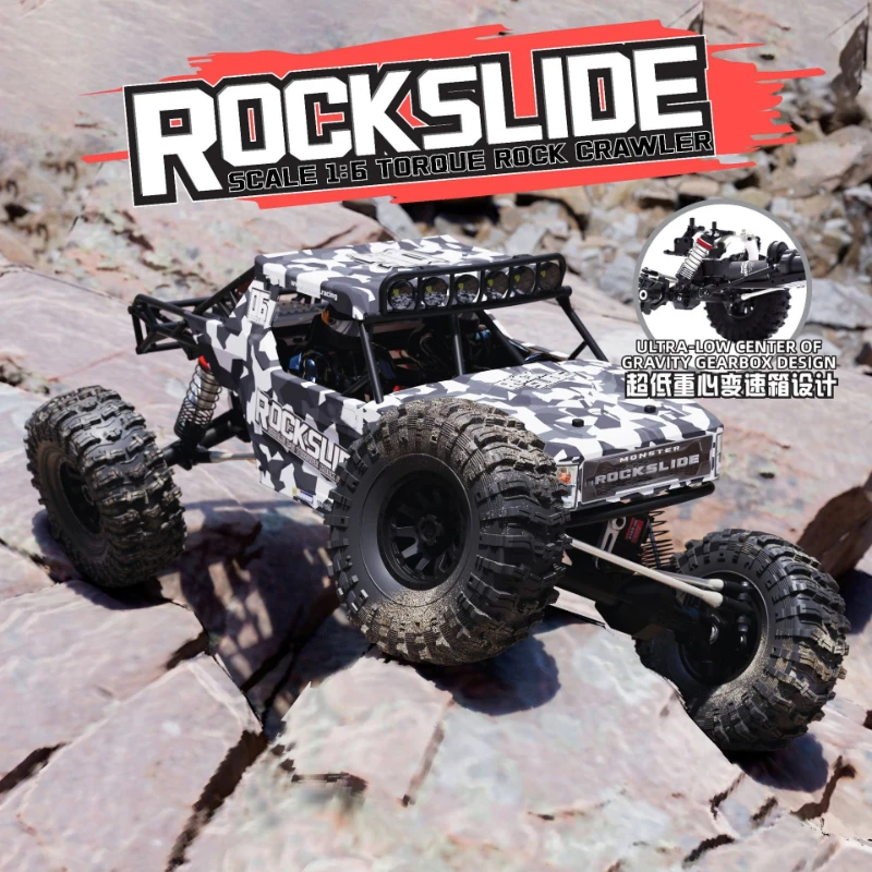 YK4061 Professional RC Car 1/6 Large Low Center of Gravity Climbing Car 4WD Remote Control Off-Road Vehicle Model Car