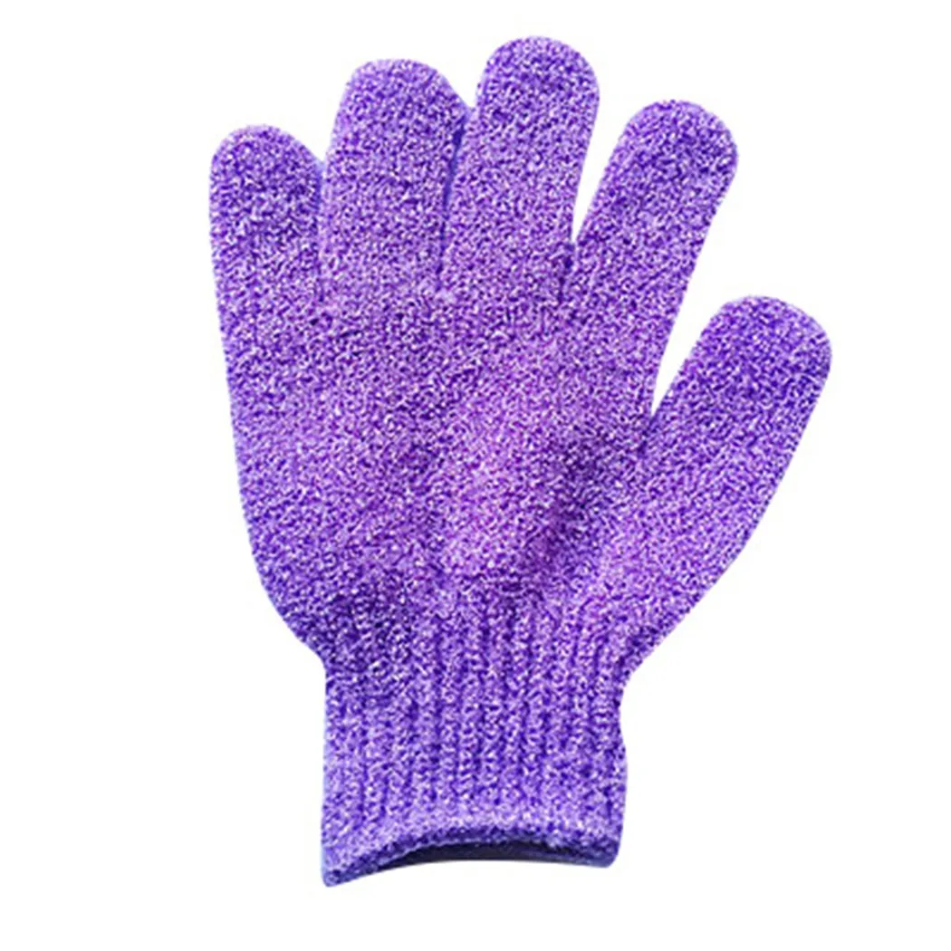 Smooth Scrubbing Gloves Soft 1pcs Elastic Exfoliating Scrub Five-finger Rubbing Mud Safe Scrub Towel Bath Gloves