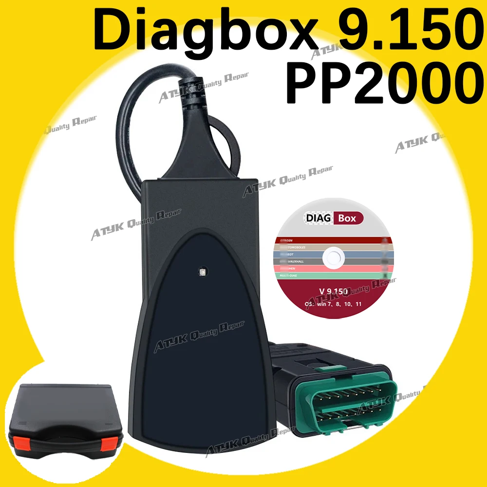 PP2000 Diagbox 9.150 Full Chip LE-XIA 3 diagnostic pour voiture obd2 scanner inspection tools tuning device Repair equipment NWE