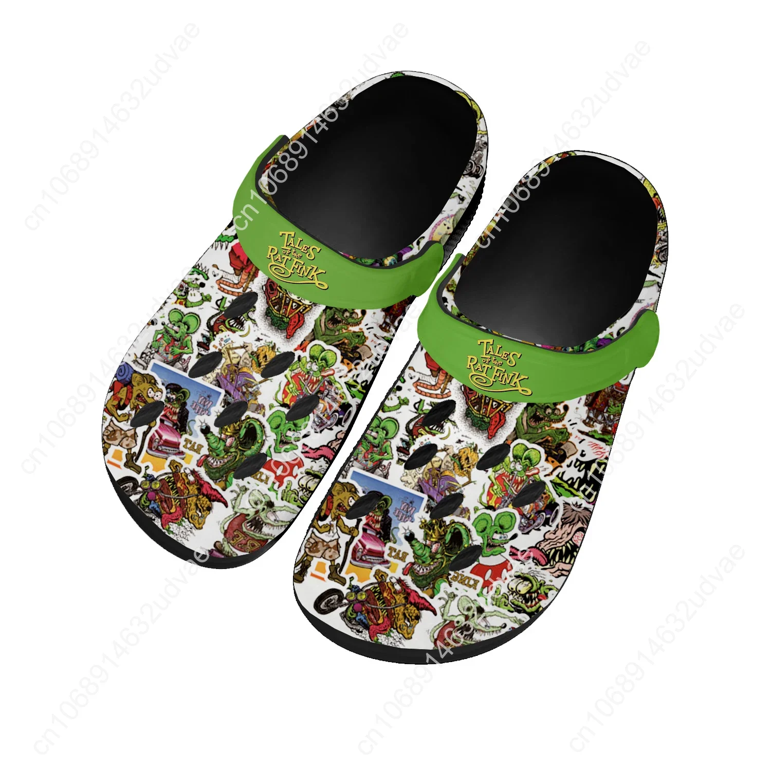 

Tales Of The Rat Fink Sandals Women Teenager Home Fashion Water Shoe High Quality Garden Breathable Comfort Beach Hole Slippers