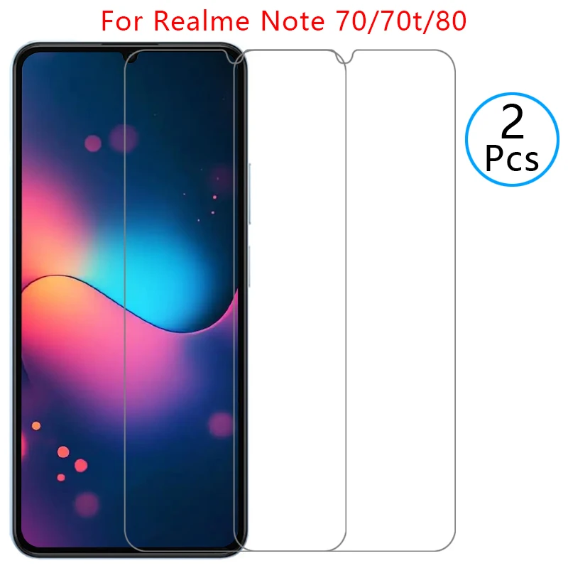 Carcasa de vidrio templado para Realme Note 70T, Note 80, Note 70, Note 70T, Note 80, Note 70, Note 70, cubierta trasera Realme Mi 5G