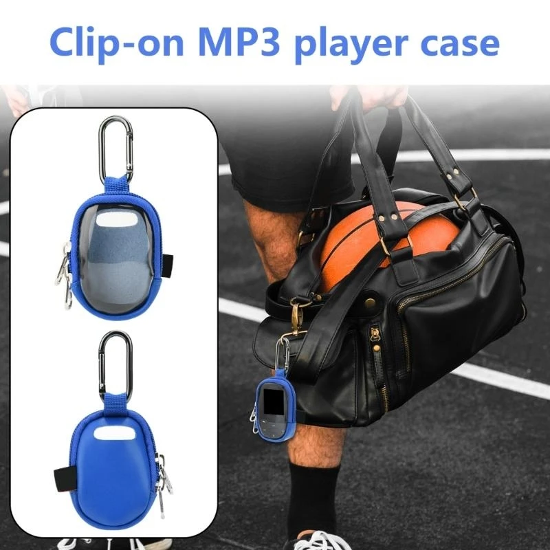 غلاف واقٍ مقاوم للصدمات لمشغل MP3 يحافظ على آمنة الجهاز مع نافذة واضحة .066A