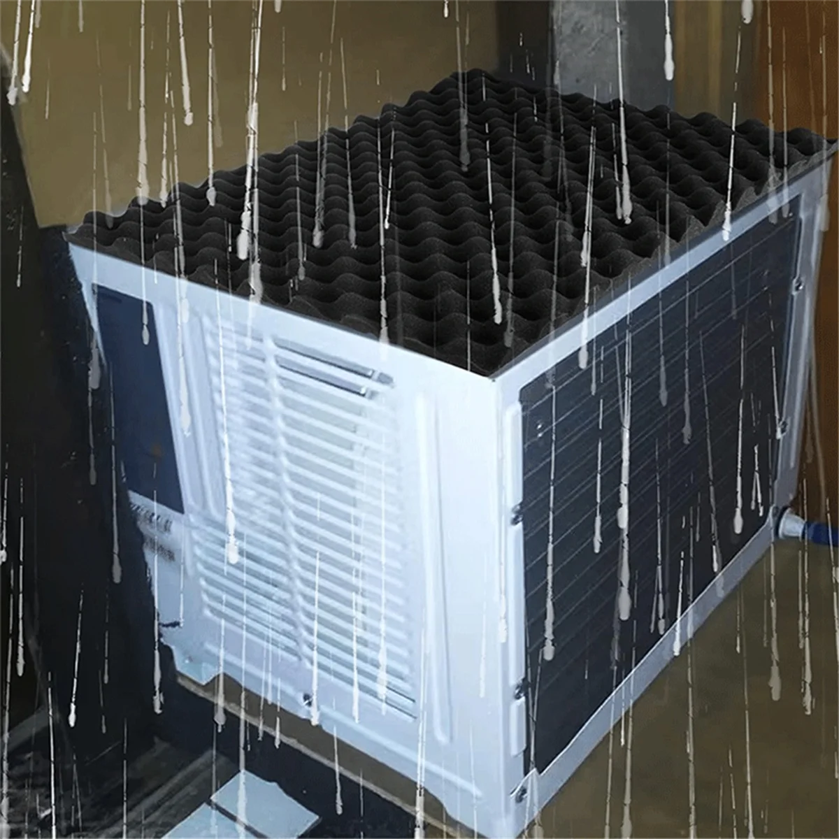 ABJZ Air Conditioning Drip Pad Removable Magnetic Cushion Air Conditioner Prevent Dropping Noise of Water Dripping