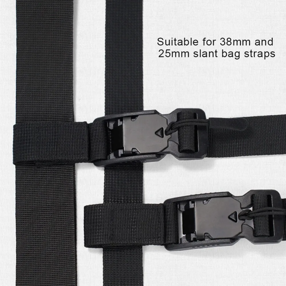 Three-point Auxiliary Backpack Stabilizer Strap Magnetic Buckle Adjustable Crossbody Bag Chest Strap Fixing Belt Quick Release