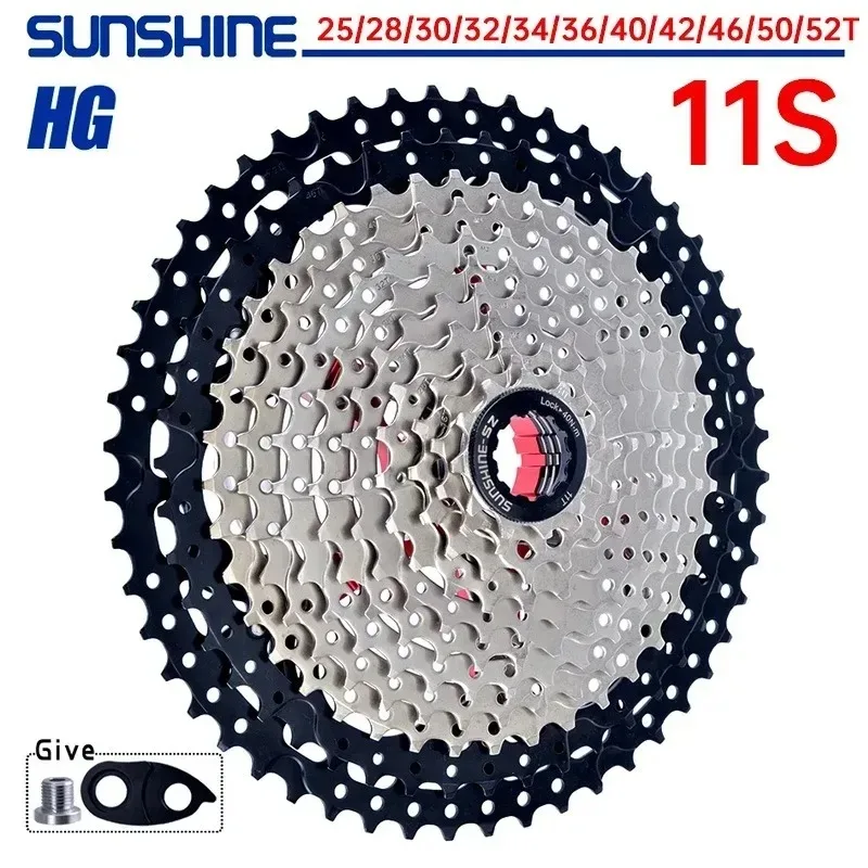 

SUNSHINE 11 34t 36t 40t 42t 46t 50t cassette 11 speed lightweight 11-speed mtb cassette For Shimano HG MTB Road bike cassette