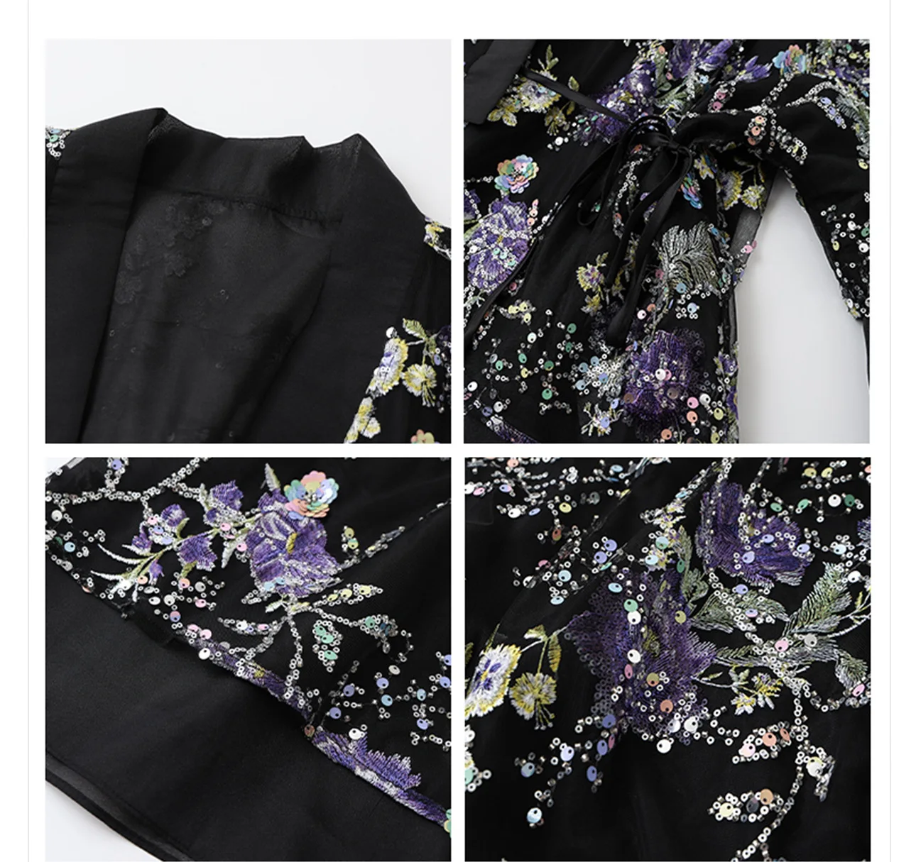 Chaqueta Hanfu de Lujo con Cuentas y Lentejuelas Bordadas para Mujer, Nuevo Estilo Chino 2026, Top Hanfu, Cárdigan de Manga Larga, Abrigo Cheongsam