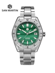 San Martin New 42mm Peacock Gemstone Dial NH35 Luxury Men Watch Automatic Mechanical Sapphire 100M Waterproof Luminous SN0130