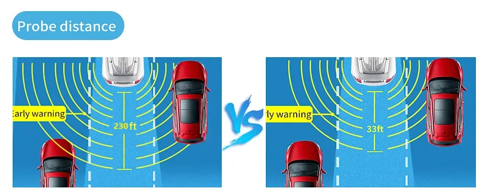 Driintel 79GHz77GHz RCTA AOA Millimeter Wave Radar Blind Spot Detection System BSD BSM BSA Microwave Radar Blind Spot Monitoring