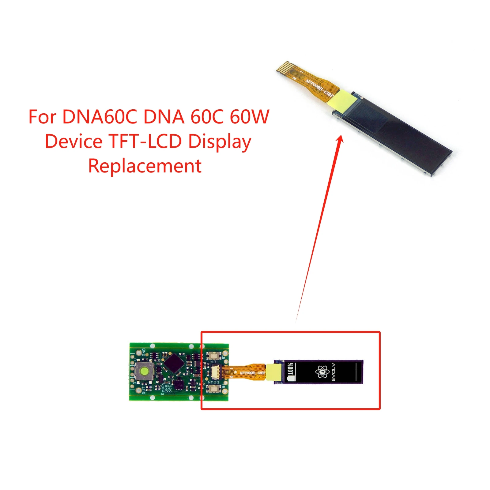 For DNA60C DNA 60C 60W Device full-color TFT-LCD Display Replacement