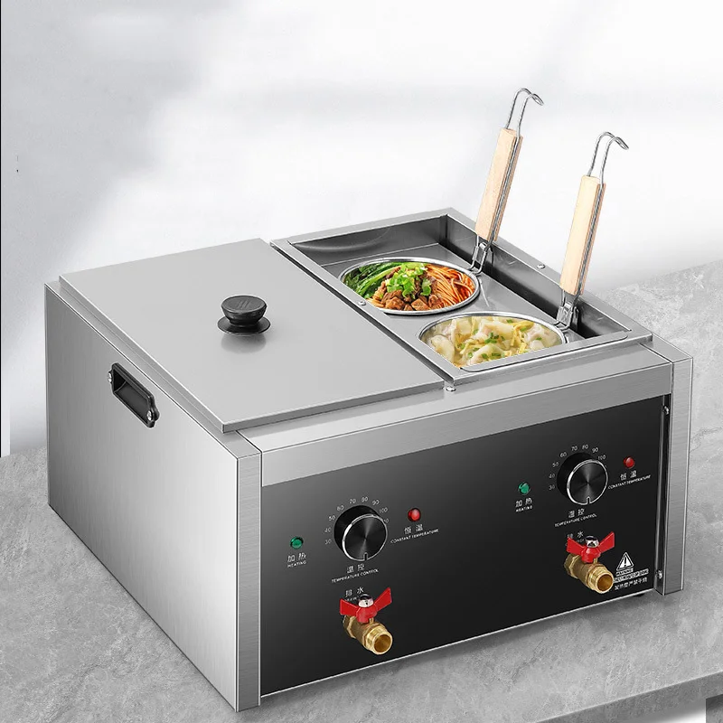 Commercial 6-Hole Electric Cooker 2/4-Hole Instant Noodle Cooker Instant Pot Spicy Hot Pot Broth Rice Noodle Cooker