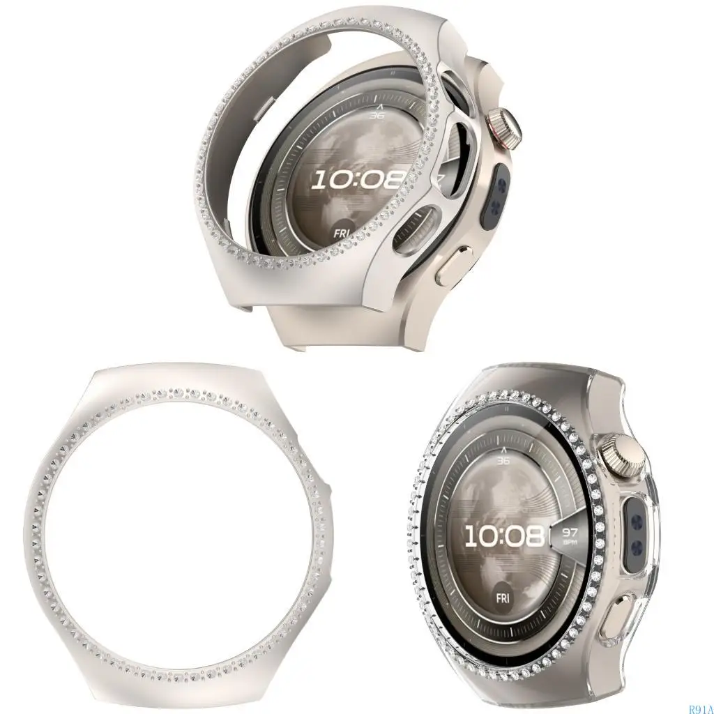 

R91A PC Case Case Protective Watch Cover Cover Accessy Accessy Accessy для мужчин Женщины для наблюдения 5 42 мм 46 мм